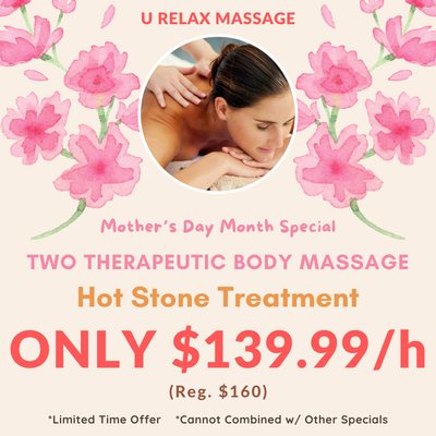 Two Therapeutic Body Massage ONLY $139.99/h