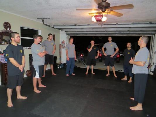 Teaching Weekly Class at King Dragon Martial Arts