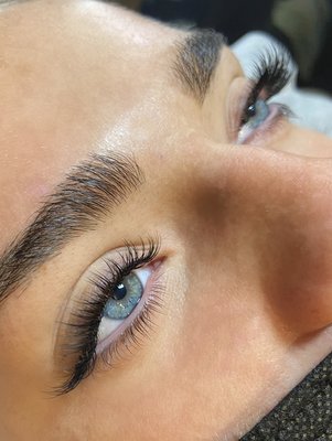 New classic set of lashes