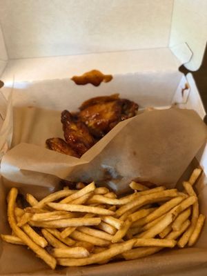 Honey BBQ Flats and Fries