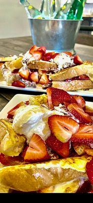 Two Skillets World Famous Stuffed French Toast