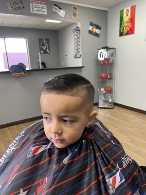 Kids fade (Comb Over)