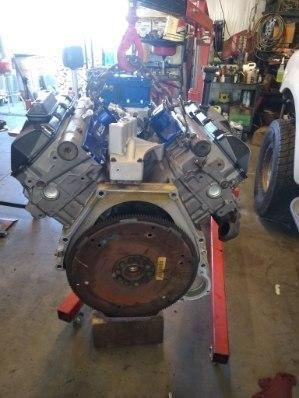 Richard did a full custom engine install (customer bought).