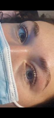 lash lift + brow lamination