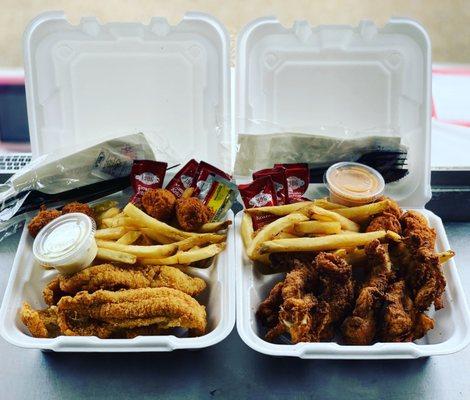 Catfish & Chicken Plates