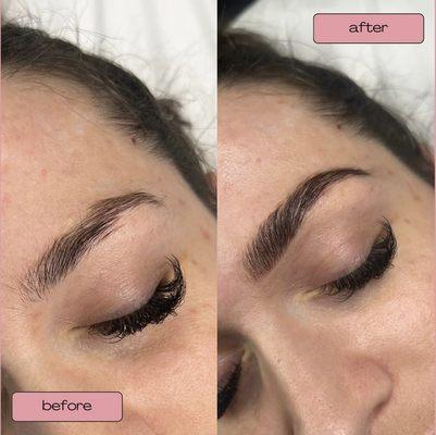 Brow Lamination + Tint