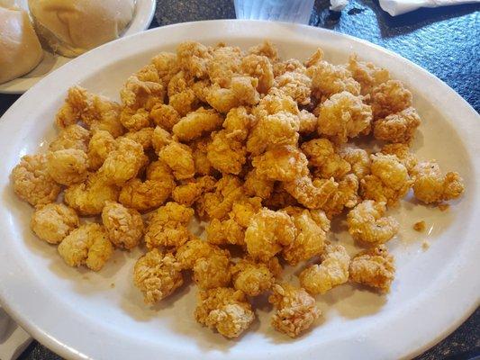 Popcorn shrimp appetizer. Amazing