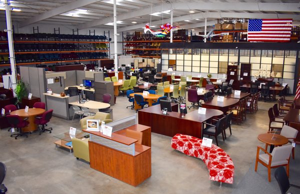 The largest used & new office furniture showroom in Hampton Roads!