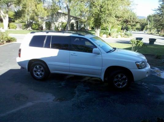 My car - cleaned!