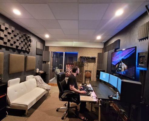 Studio B control room