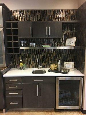 Aristokraft wet bar display