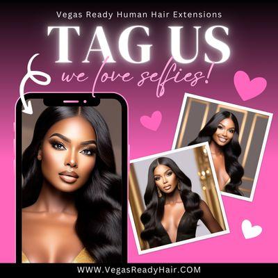 Vegas Ready Human Hair Extensions