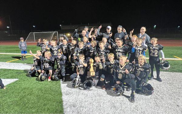 Youth Tackle Football League Champs