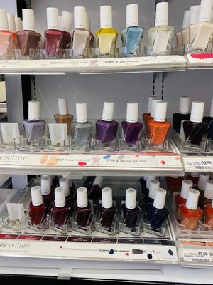 Hmm which Essie couture color to get? :) Bring your own polish to mani/pedi saves   $