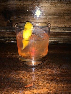 Traditional Old Fashioned. This one made with Sazerac rye whiskey   Outstanding!