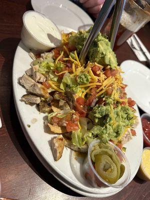 Loaded Nachos with chicken