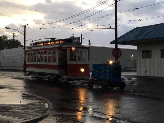 Trolley out on the streets