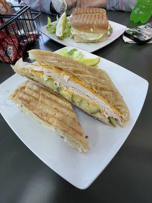 Cuban Turkey Panini and Tuscan Chicken Panini