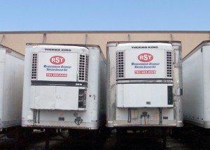 Large diesel refrigerated storage units