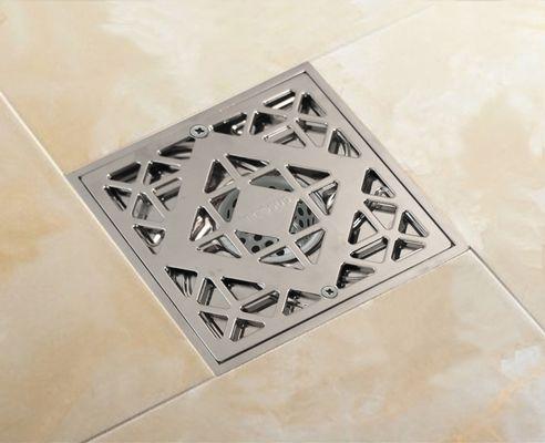 Mercury 6x6 inch square floor drain