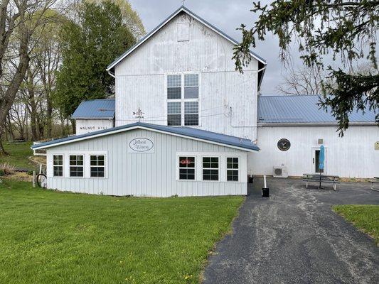 The barn it is located in.