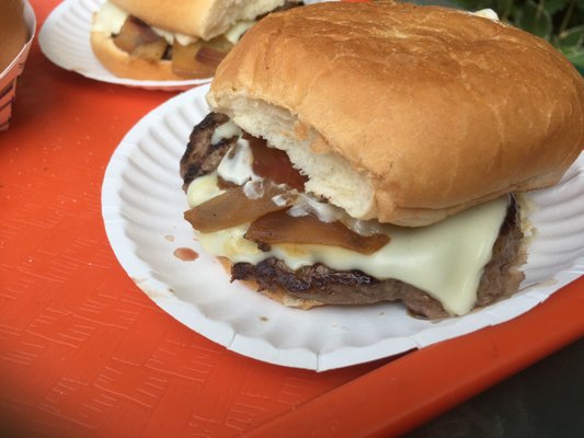 Get the grilled onions on your burger!