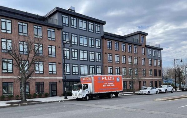 Our truck in East Boston