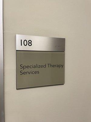 Specialized Therapy Services suite 108