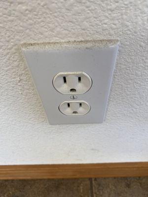 Dust on outlet