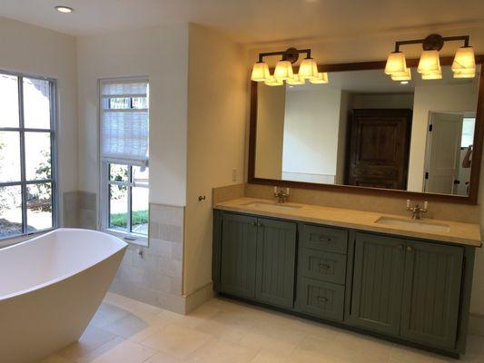 Remodeled Master bath