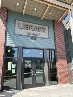 Beautiful library on Main St in Priest River