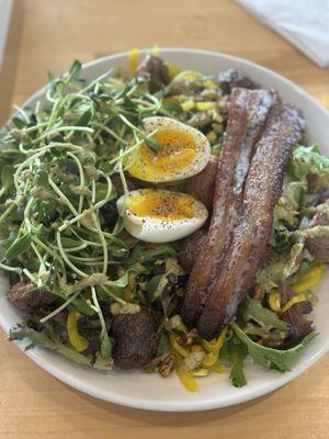 Incredible hearty and yummy breakfast salad