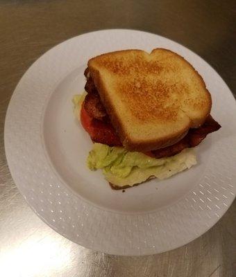 The most bacon I have found on a BLT in a long time.