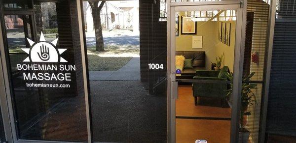 Suite 1004, street-side entrance