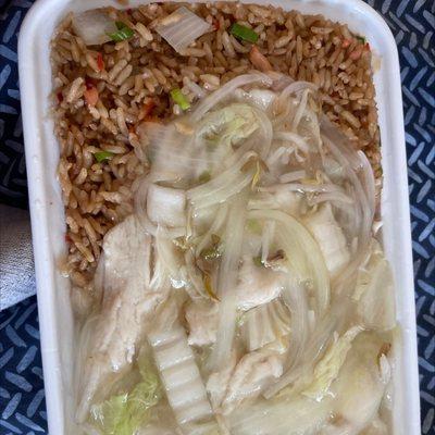 Chicken chow main combo