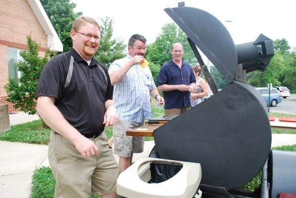 Grilling at the Church Picnic