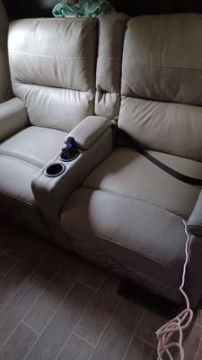 Recliners with heat and massage