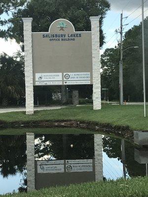 Office park signage