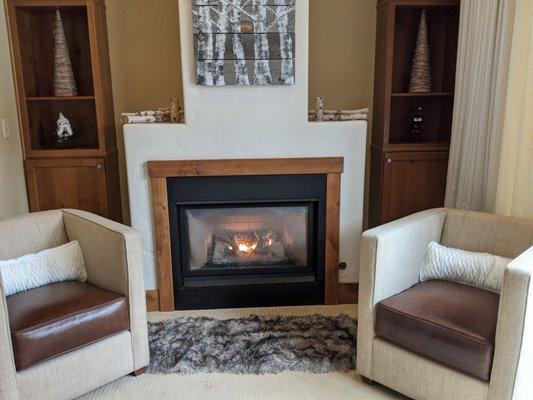 Relaxation room at Tamarack Spa