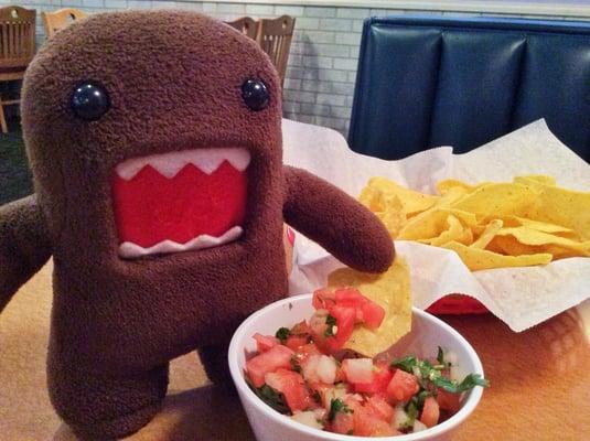 Order Pico de Gallo with your chips in addition to the normal salsa. If you like chunkier salsa it's a great addition.