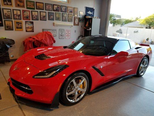 Beautiful corvette stingray