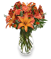 Lilium floral arrangement