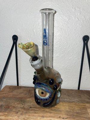 Handmade glass from Smokin J's.