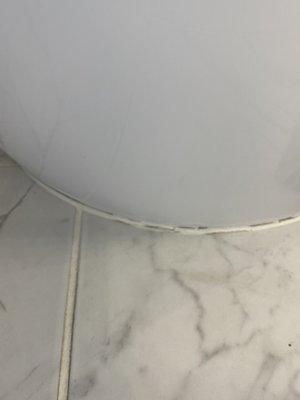 Grout and calking falling apart