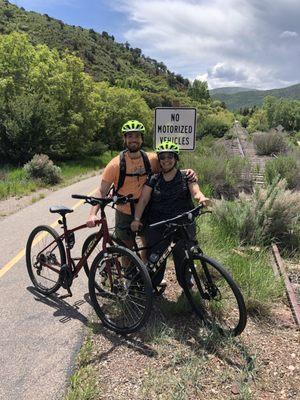 Rio Grande Trail, ~ 12 miles from Aspen start.