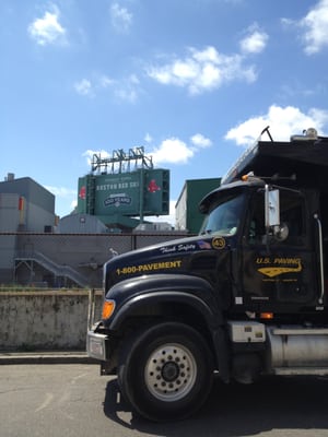 Paving at Fenway park