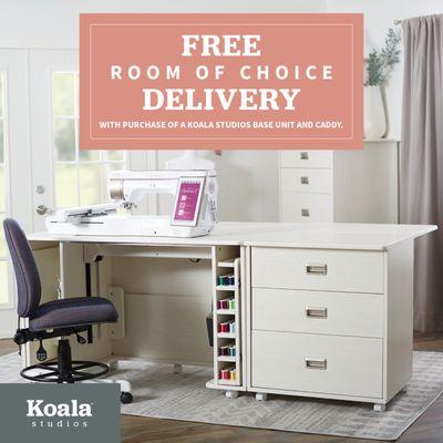 Ask us about our Koala Sewing Furniture line!