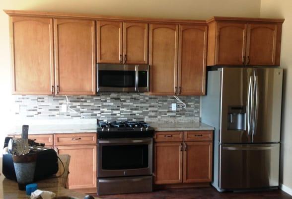 As the Finish Carpentry Contractor on this new home in Sequim, we installed cabinets, underlayment, doors, millwork, and bath...