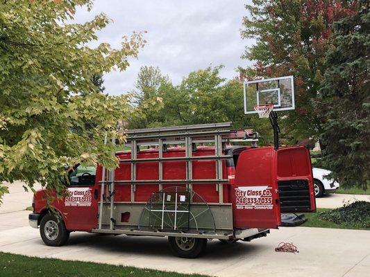 City Glass truck