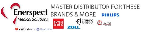 Master Distributor for Philips, Physio-Control, HeartSine, Cardiac Science, Laerdal, Defibtech